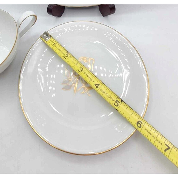 Vintage KPM Krister China Germany Gold Rose Design. 3-Piece Set. - Picture 5 of 12